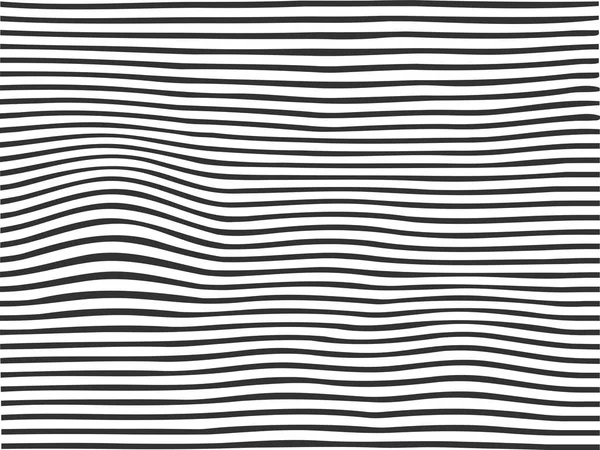 Horizontale lijnen, lineaire halftoon. Patroon met horizontale strepen. Vector illustratie. — Stockvector