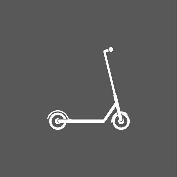 Scooter, vervoer icoon. Vector illustratie, plat ontwerp. — Stockvector