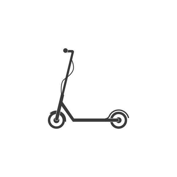 Electric scooter icon. Vector illustration, flat design. — Stock Vector