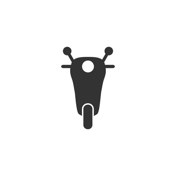 Moto, ícone da mota. Ilustração vetorial, design plano . — Vetor de Stock