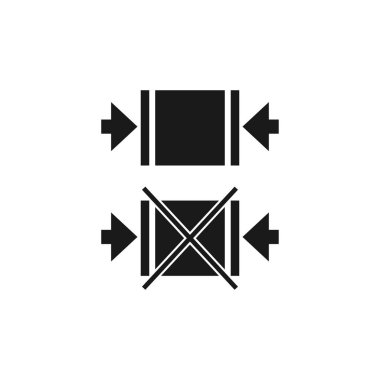 Belirtildiği gibi klemp. Vektör illüstrasyonu, düz tasarım.