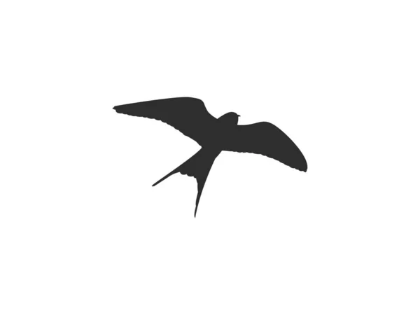 Ilustración Vectorial Diseño Plano Icono Naturaleza Pájaro — Vector de stock