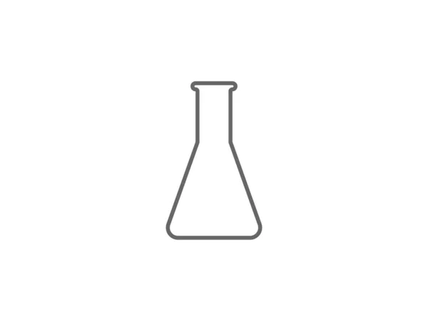 矢量插图 平面设计 生物学实验瓶图标 — 图库矢量图片