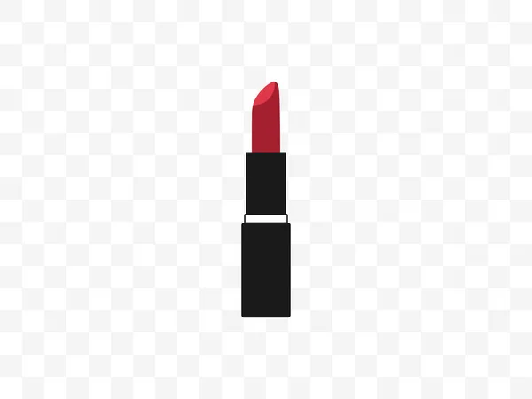 Belleza, lápiz labial, icono de maquillaje. Ilustración vectorial, diseño plano. — Vector de stock