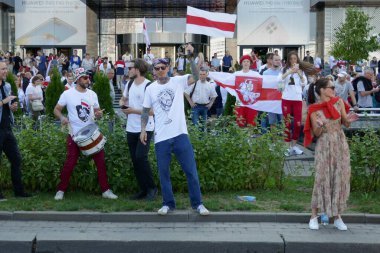 Diktatör Lukashenko 'ya karşı protesto. Beyaz Rusya