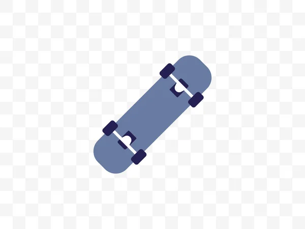 Vector Illustration Flat Design Board Skateboard Icon — Stock Vector