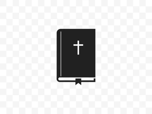 Bible Book Cross Icon Vector — Stock Vector