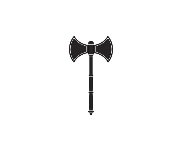 Axe Tool Fantasy Game Icon — Stock Vector