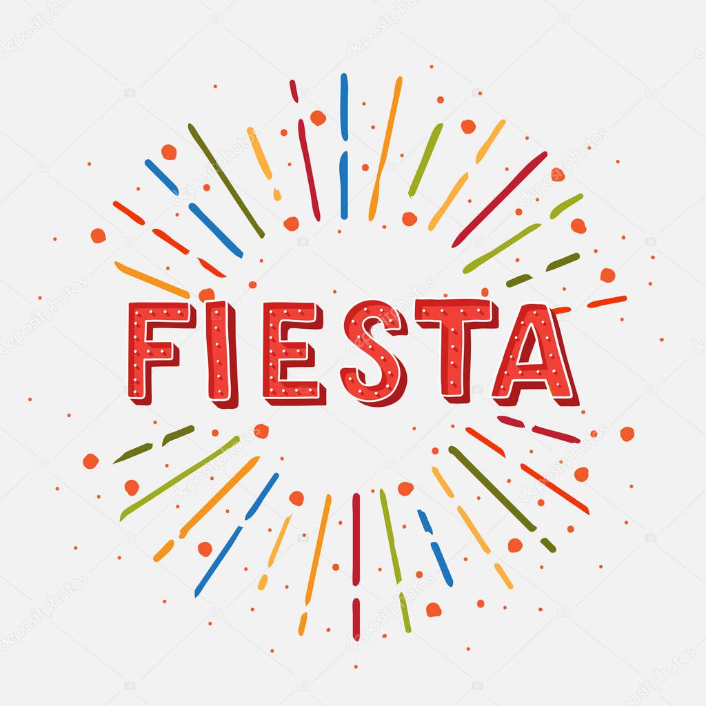 Fiesta banner and poster concept design