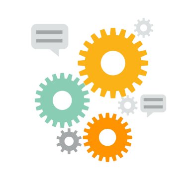 Cogwheel Vektör İllüstrasyonu