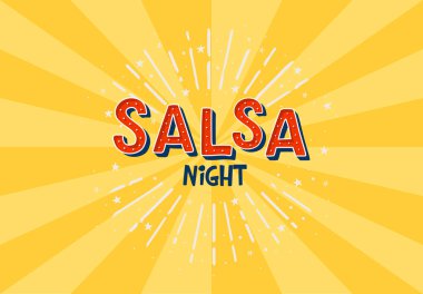 Salsa partisi vektör logo