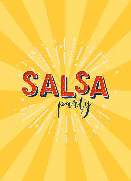 Logotype vectoriel Salsa Party — Image vectorielle