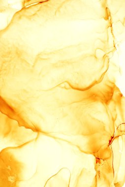 Sarı Mürekkep, boya, soyut. Portre resim. Renkli soyut resim arka plan. Alkol mürekkep modern soyut resim, modern çağdaş sanat.