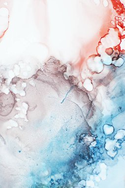 Mürekkep, boya, soyut. Portre resim. Renkli soyut resim arka plan. Alkol mürekkep modern soyut resim, modern çağdaş sanat.