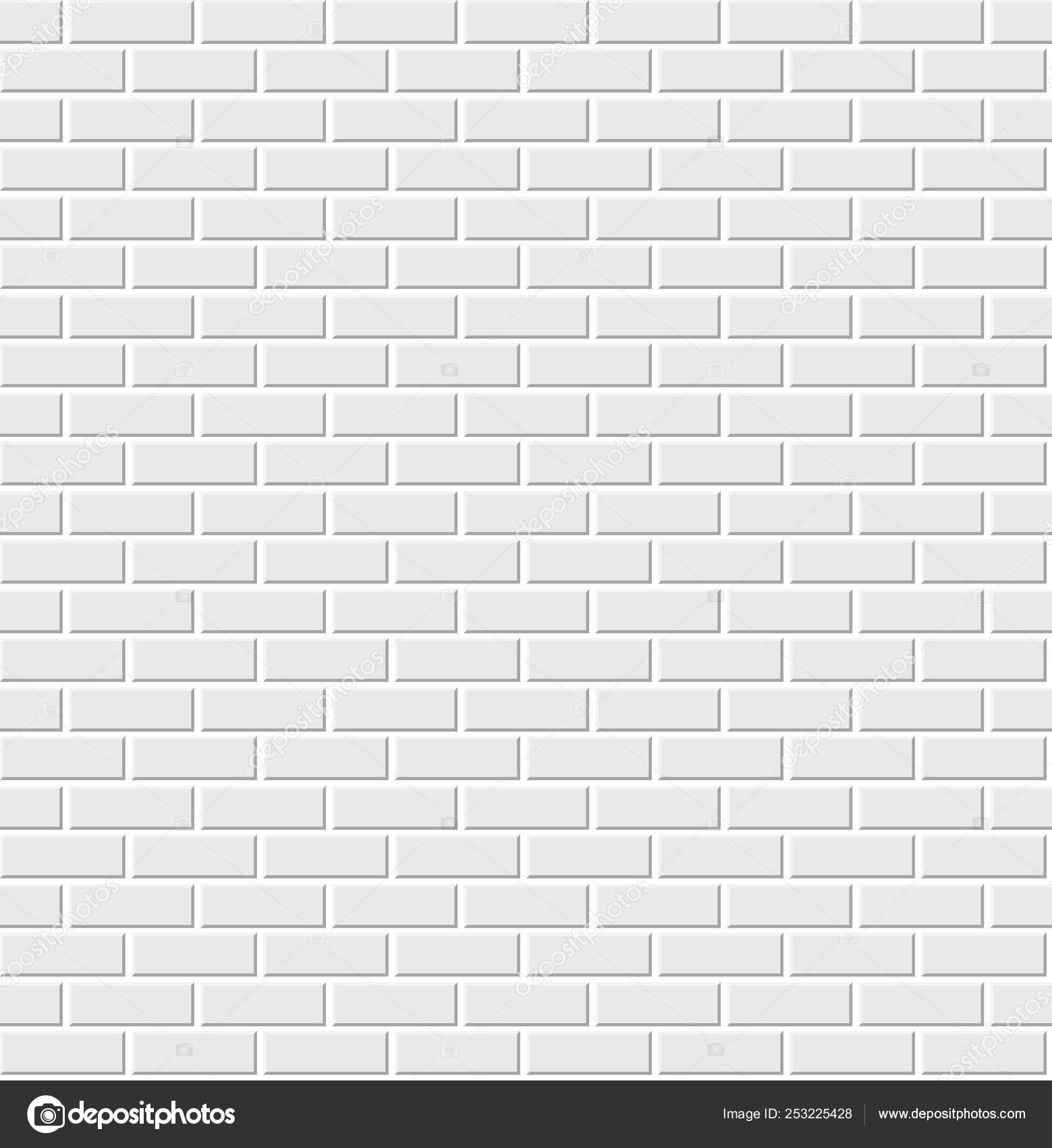 White Brick Wall Vector Image By C Cuppuccino Vector Stock