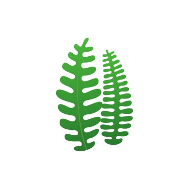 düz stilde sualtı deniz yosunu