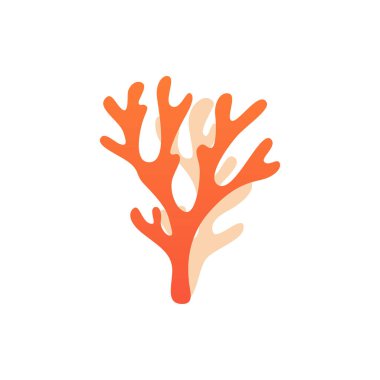 düz stilde sualtı deniz yosunu