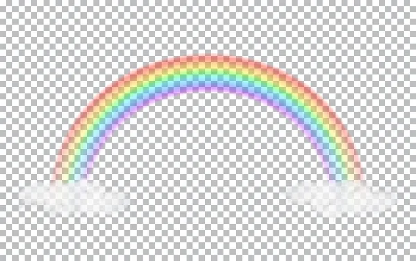 Colored transparent rainbow.