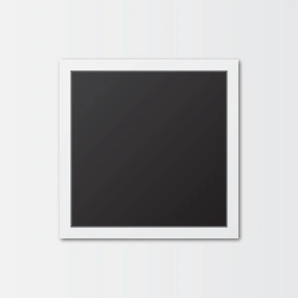 Square photo frame — Stock Vector