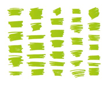 vektör fırça darbeleri