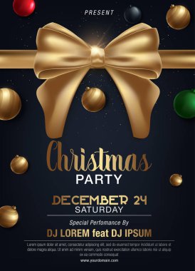 Noel arka plan christmas dekorasyon ile vektör çizim