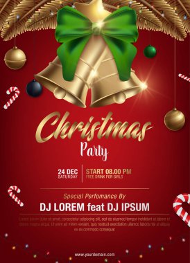 Noel arka plan christmas dekorasyon ile vektör çizim