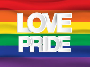 LGBT, gay ve lezbiyen gurur gökkuşağı bayrağı. Eşcinsel gurur tasarım grunge öğesinin vektör arka plan