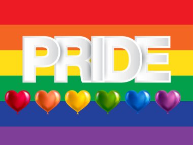 LGBT, gay ve lezbiyen gurur gökkuşağı bayrağı. Eşcinsel gurur tasarım grunge öğesinin vektör arka plan