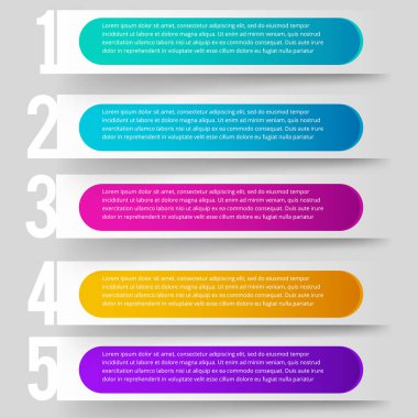 Gri arkaplanda bilgi tasarımı