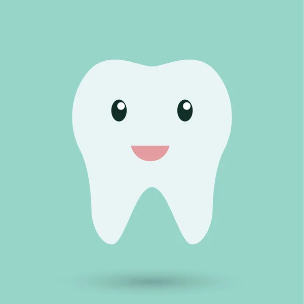 Dientes Limpios Aislados Icono Vector Fondo Azul Ilustraciones De Stock Sin Royalties Gratis