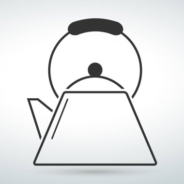 su ısıtıcısı simge vektör, katı logo illüstrasyon, üzerinde beyaz izole piktogram.