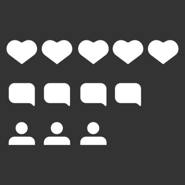 gibi bir beyaz artalanları izole vektör vektör simge.