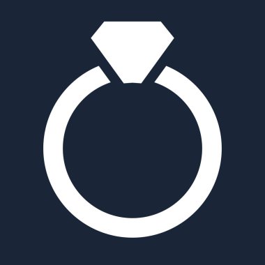 elmas simgesi. işareti izole vektör simge tasarım.