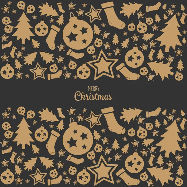 Joyeux Noël icône Chrictmas design fabriqué en vecteur — Image vectorielle