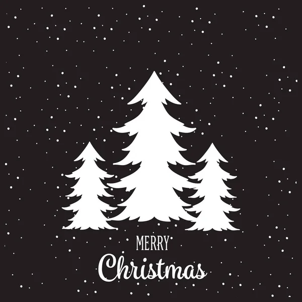 Joyeux Noël Icône Chrictmas Design Fabriqué Vecteur — Image vectorielle