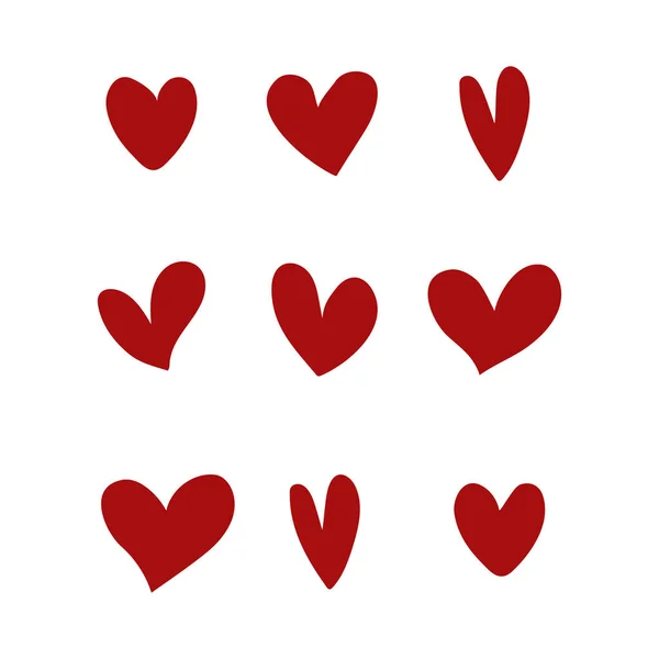 Corazón en el vector de icono de fondo blanco — Archivo Imágenes Vectoriales
