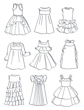 Download Festive Dresses Free Vector Eps Cdr Ai Svg Vector Illustration Graphic Art
