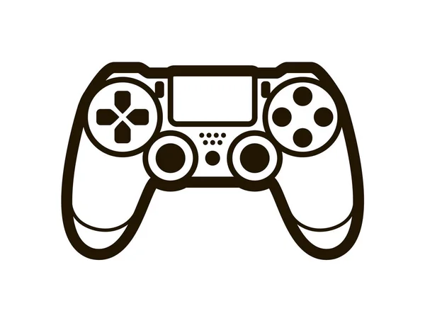 Symbole ou icône du joystick. Concept de jeu vidéo. Illustration vectorielle — Image vectorielle