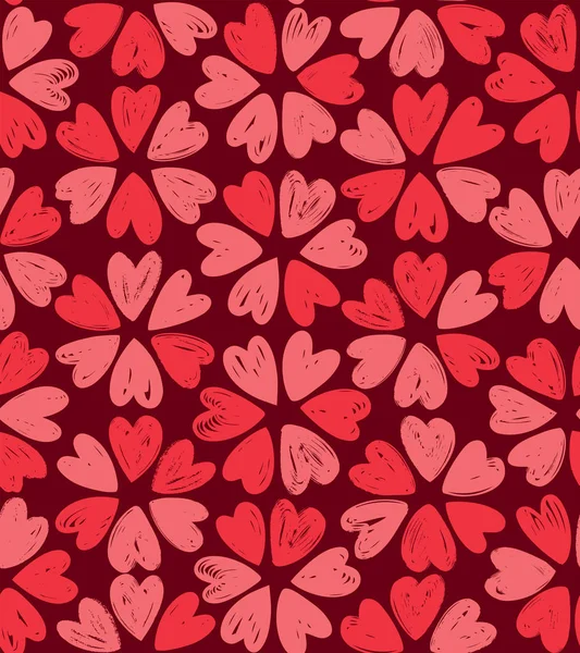 Motif floral. Fond décoratif sans couture. Illustration vectorielle — Image vectorielle