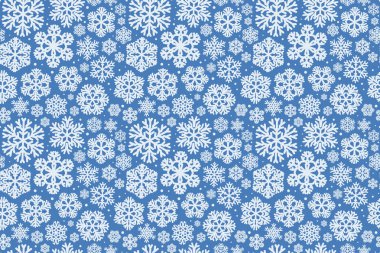Kar taneleri, kesintisiz arka plan. Noel, kış kavramı, vektör illüstrasyon