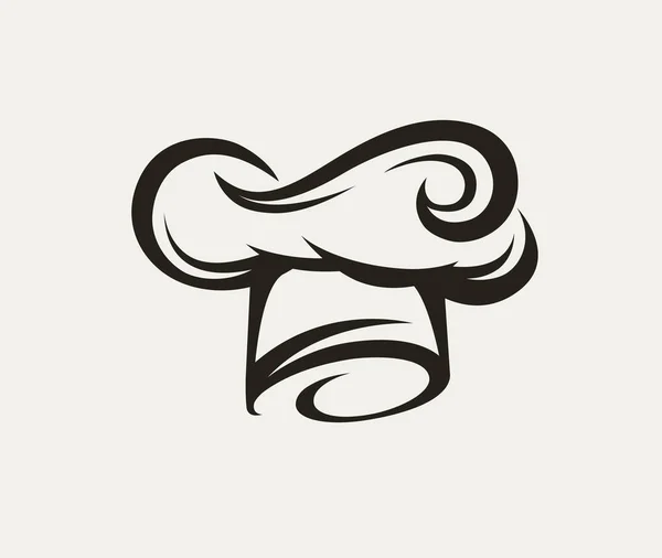 Logo Cook Hat. Restauracja, symbol menu. Ilustracja wektorowa — Wektor stockowy