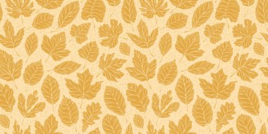 Sonbahar kusursuz arka plan bırakır. Yaprak sonbahar kavramı. Vektör