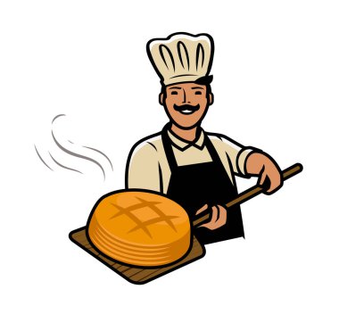 Ekmekli yemek. Fırın, fırın, fırın taşıyıcısı