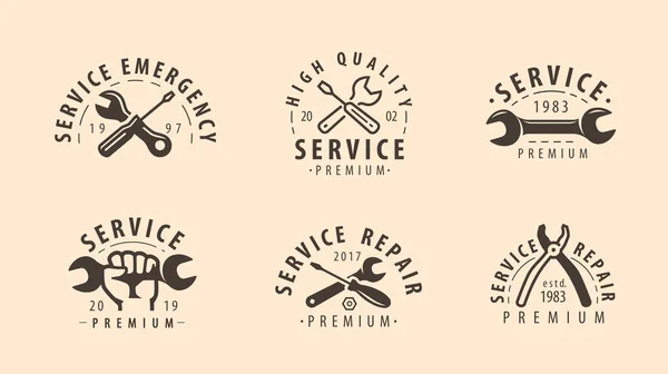 Símbolo Servicio Trabajo Reparación Concepto Mantenimiento — Archivo Imágenes Vectoriales