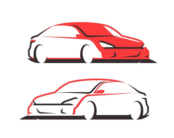 Логотип Машины Транспорт Векторная Иллюстрация Символов Автомобиля — стоковый вектор