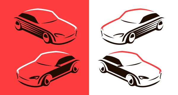 Logo Auta Přepravní Vektor Symbolů Automobilů — Stockový vektor