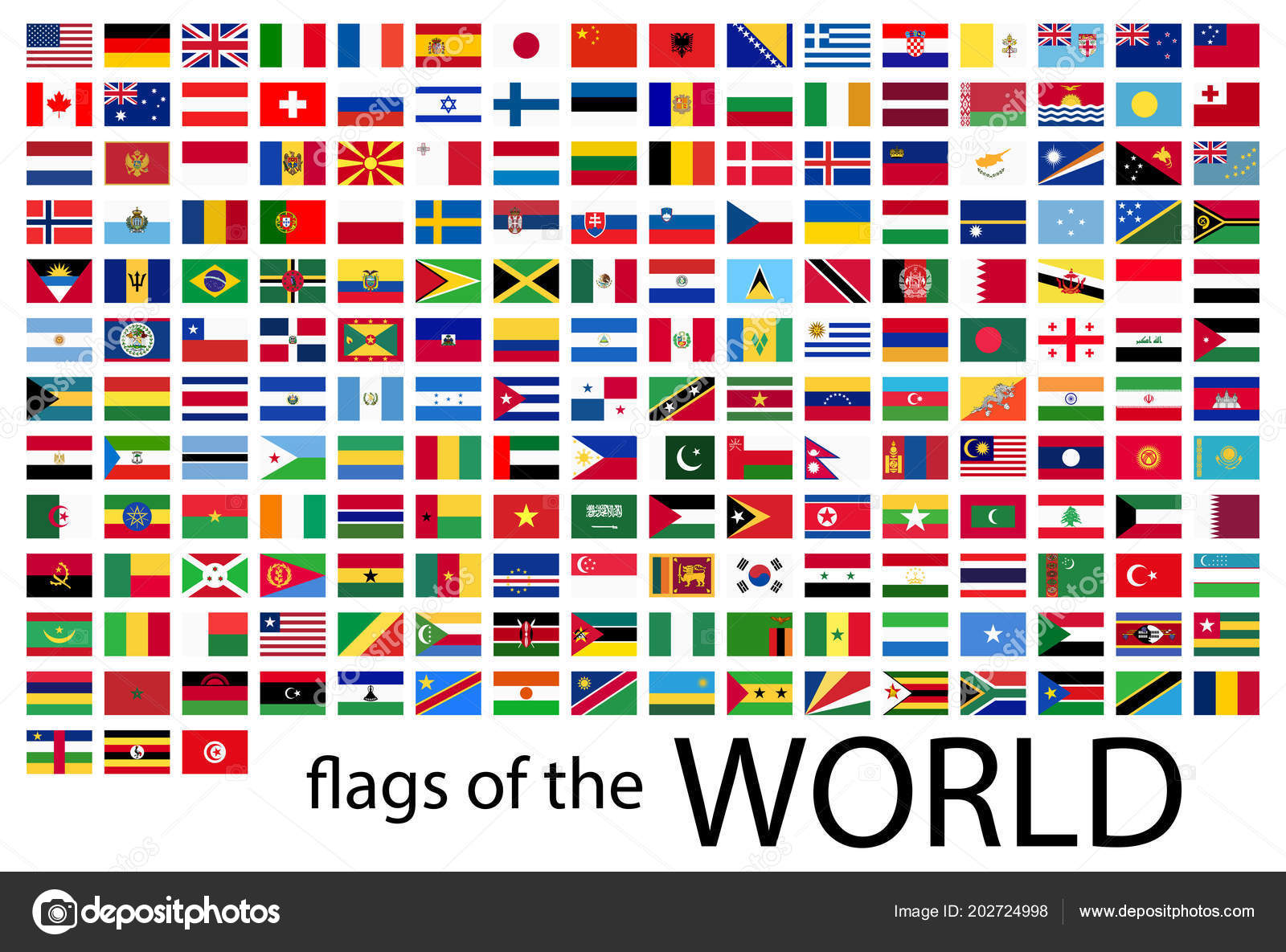 Welke Vlag Hoort Bij Welk Land Collectie Van Vlaggen Van Alle Nationale Landen Van Wereld