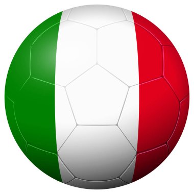 Futbol futbol ülke bayrağı İtalya ile