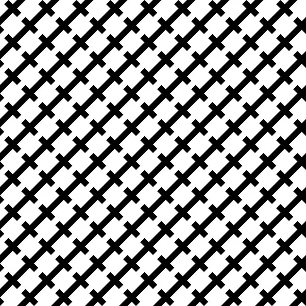 Seamless Abstract Checkered Background Colored White Black — Stock Vector