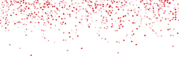 Bezešvé Pozadí Různými Barevnými Konfety Srdce Valentýna Čas — Stockový vektor